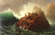 Albert Bierstadt Seal Rock Spain oil painting reproduction